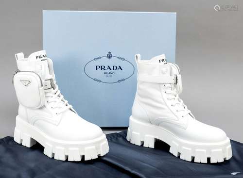 Prada, Monolith Chunky-Sole Leather