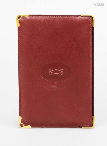 Cartier, small leather folder (for