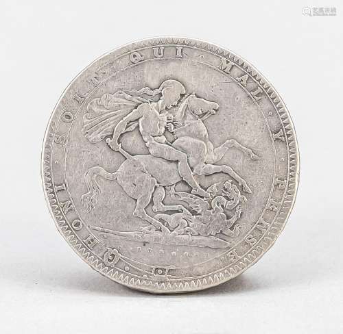 Silver coin, England 1820, George