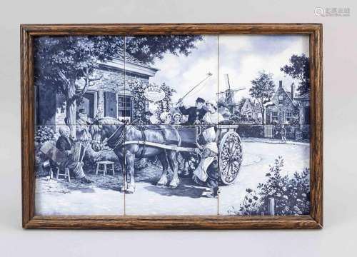 Tile painting, Holland, 20th centu