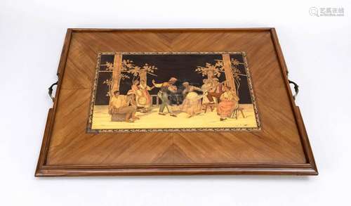 Tray with Sorrento inlay work: Dan