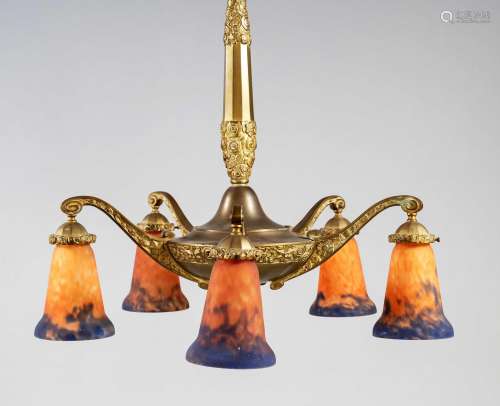 Hanging lamp, 1st c. 20th century,