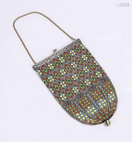 Theatre bag with coloured bead emb