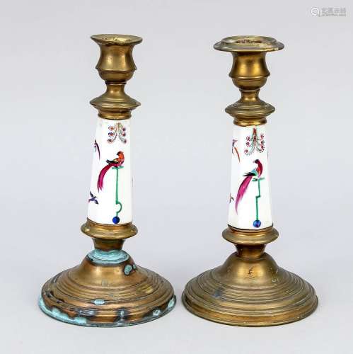 Pair of candlesticks, end of the 1