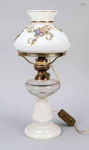 Petroleum table lamp, late 19th c.