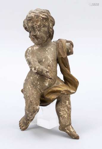 Putto with cloth, around 1800 (old