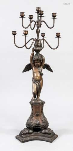 Large candelabrum with putto, end