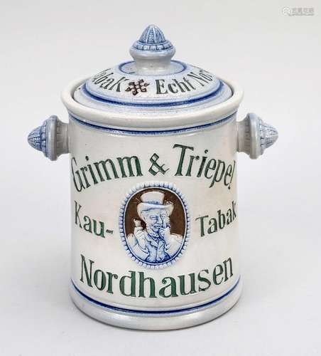 Chewing tobacco pot, Grimm & Triep