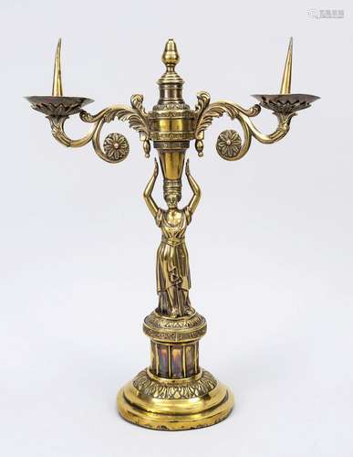 Figural table candlestick, 19th ce