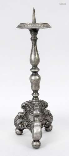 Baroque table candlestick, 18th ce