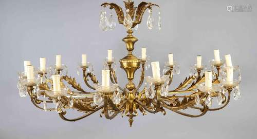 Chandelier, 20th century, brass. B