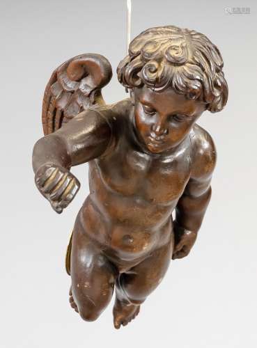 Floating angel/putto, 19th century
