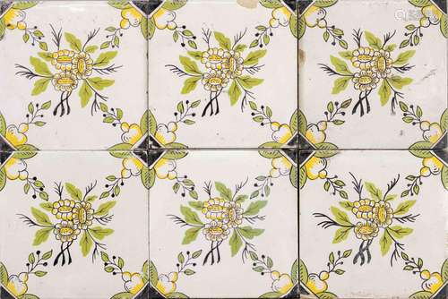 13 tiles, Holland, 19th/20th centu