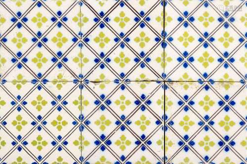44 Tiles, Holland, 19th century, p