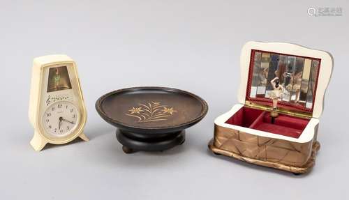 3 music boxes, mid 20th c., 1 x Ra