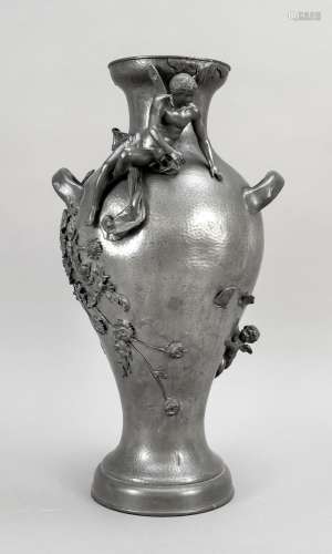 Large vase with handle, c. 1900, p