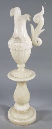 Palace vase on pedestal, multi-pie