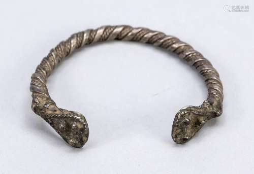 1 bangle silver, late antiquity, p