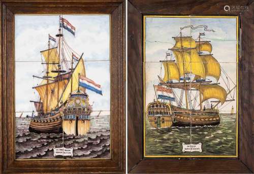 2 tile pictures with ships, end of