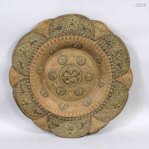 Very large wall plate, Asia, 1st h