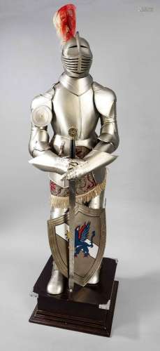 Decorative, life-size knight's arm