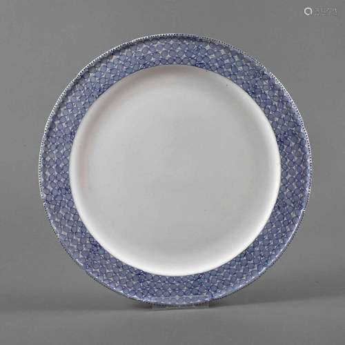 Meissen Kuchenplatte "Blaue Rispe"