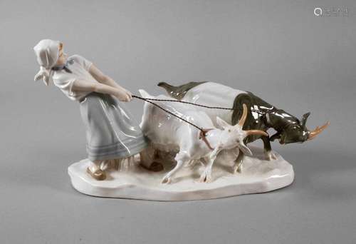 Meissen "Mädchen mit Ziegen"