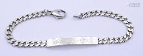 925ER SILBER ARMBAND MIT GRAVUR "ICH LIEBE DICH - DEINE...