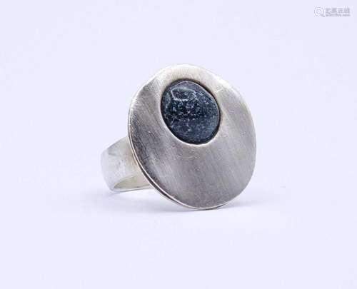 DESIGNER RING JOIDAN 1981, SILBER, 9,4G. RG 54