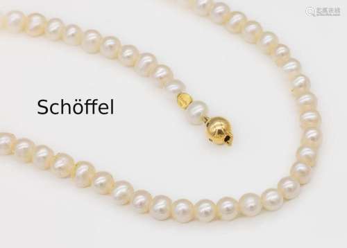 SCHÖFFEL necklace with cultured fresh water pearls