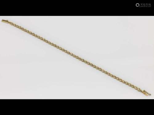 14 kt gold brilliant-bracelet