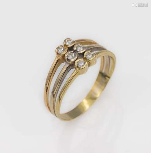 18 kt gold brilliant-ring,