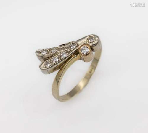 14 kt gold diamond-ring