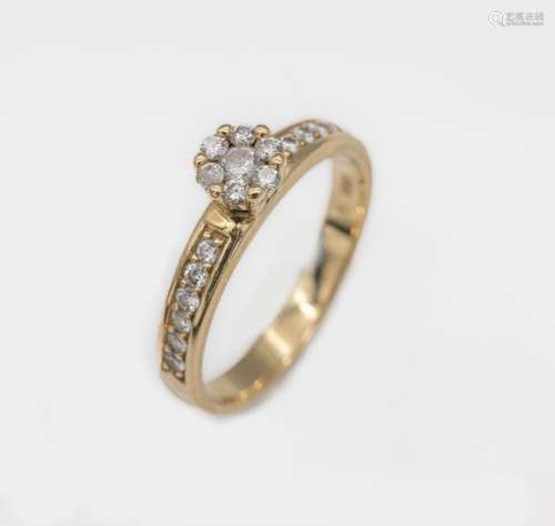 14 kt gold brilliant-ring