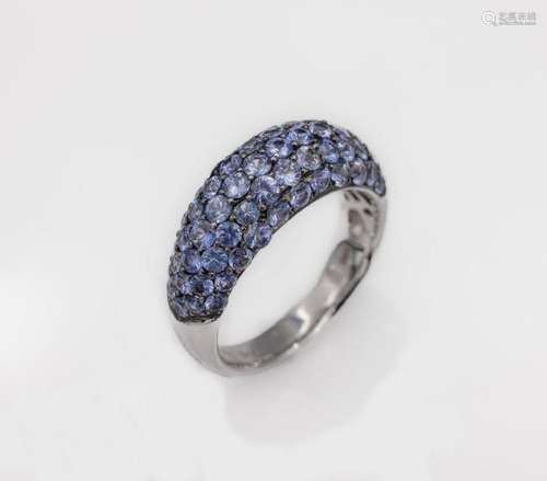 18 kt gold sapphire-ring,