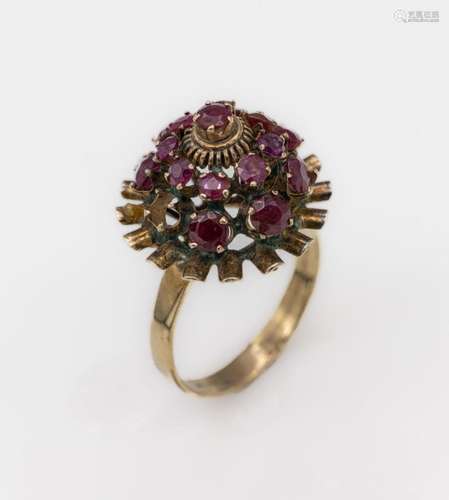 10 kt gold ruby-pagodaring,