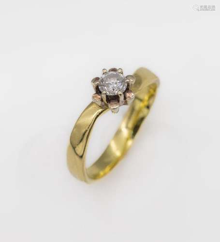 18 kt gold diamond-ring