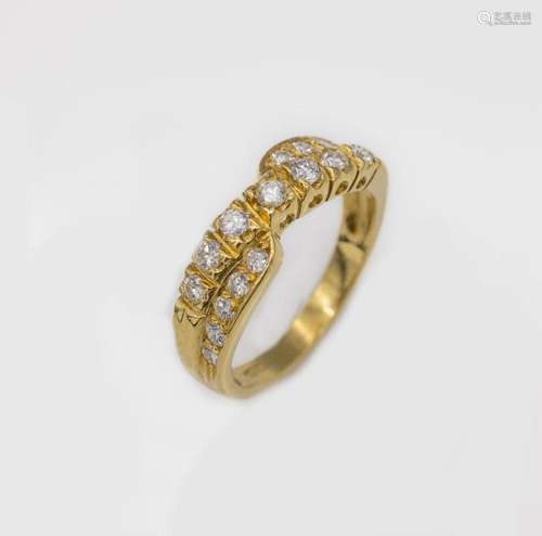 18 kt gold brilliant-ring