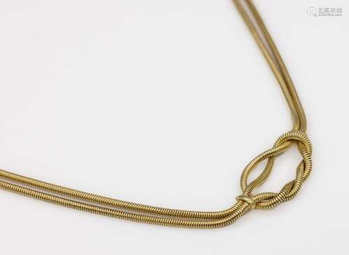 14 kt gold necklace,