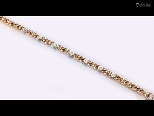 14 kt gold brilliant-bracelet