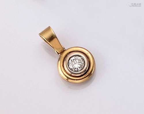 18 kt gold brilliant-pendant