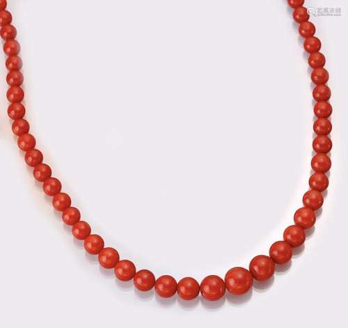 Necklace made of corals, Sardegna, Italy