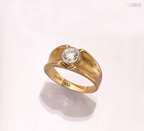 18 kt gold diamond-ring