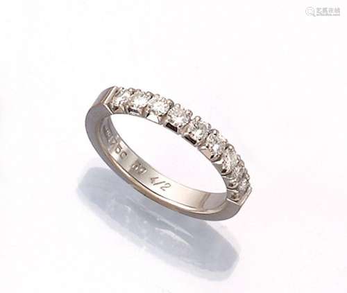 18 kt gold brilliant-halfmemoryring