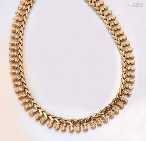 18 kt gold necklace, approx. 44.3 g