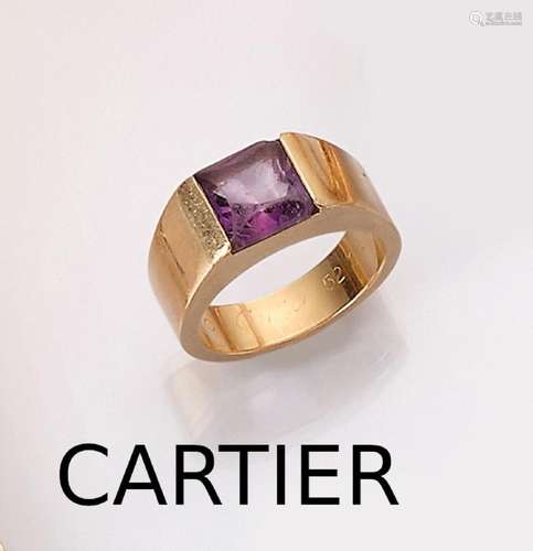 18 kt gold CARTIER amethyst-ring