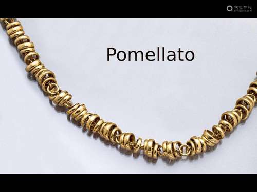 Solid 18 kt gold POMELLATO necklace