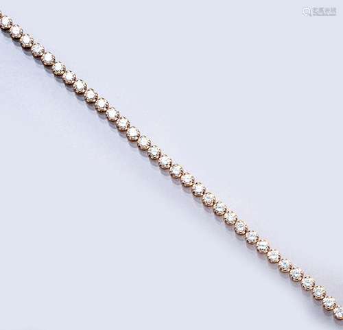 14 kt gold brilliant-rivierebracelet