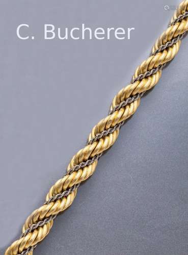 Solid 18 kt gold bracelet, C. BUCHERER