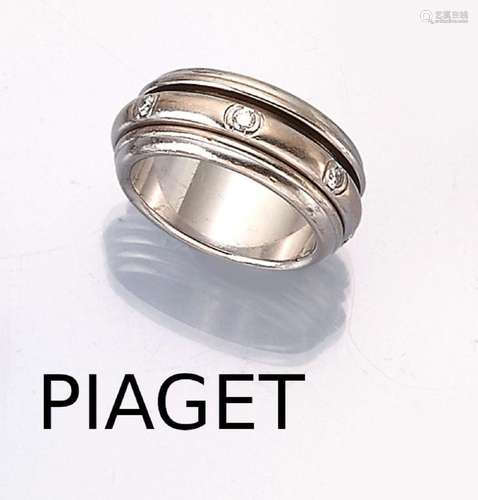 18 kt gold PIAGET ring with brilliants